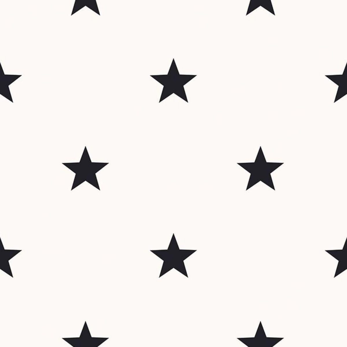 Noordwand Noordwand Papier peint Friends & Coffee Little Stars Noir et blanc
