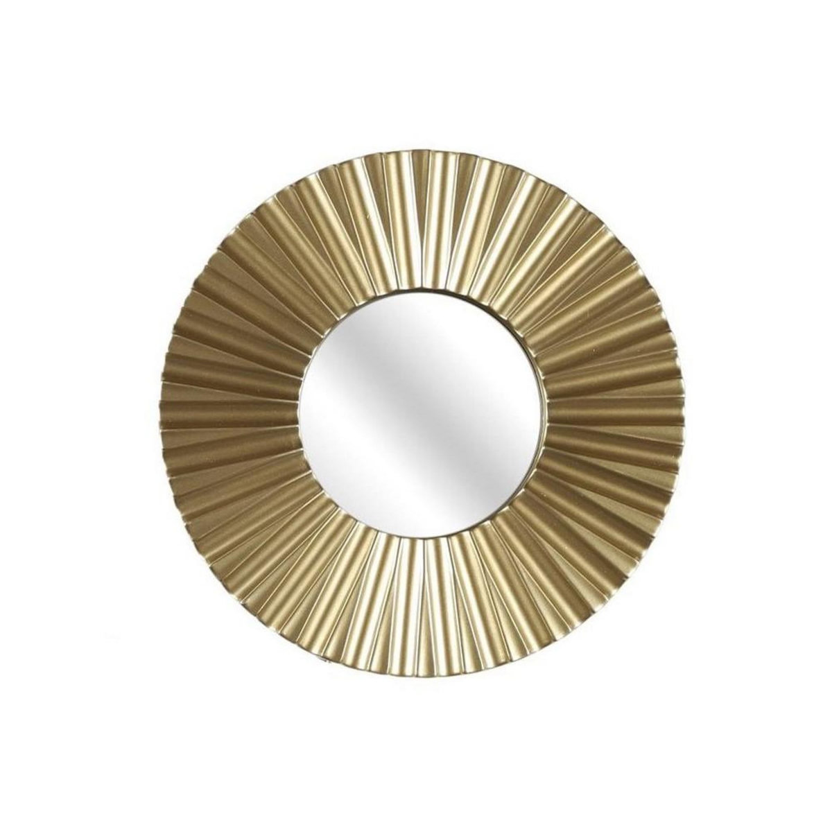 The Home Deco Factory Lot de 3 miroirs dorés diamètre 19cm