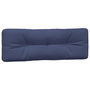 Voir la diapositive 4 : VIDAXL Coussins de palette lot de 2 bleu marine tissu