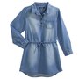 IN EXTENSO Robe chemise effet jean fille 