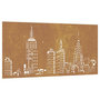 Voir la diapositive 2 : VIDAXL Decoration murale jardin 105x55cm acier corten design d'horizon