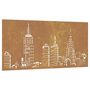 Voir la diapositive 2 : VIDAXL Decoration murale jardin 105x55cm acier corten design d'horizon