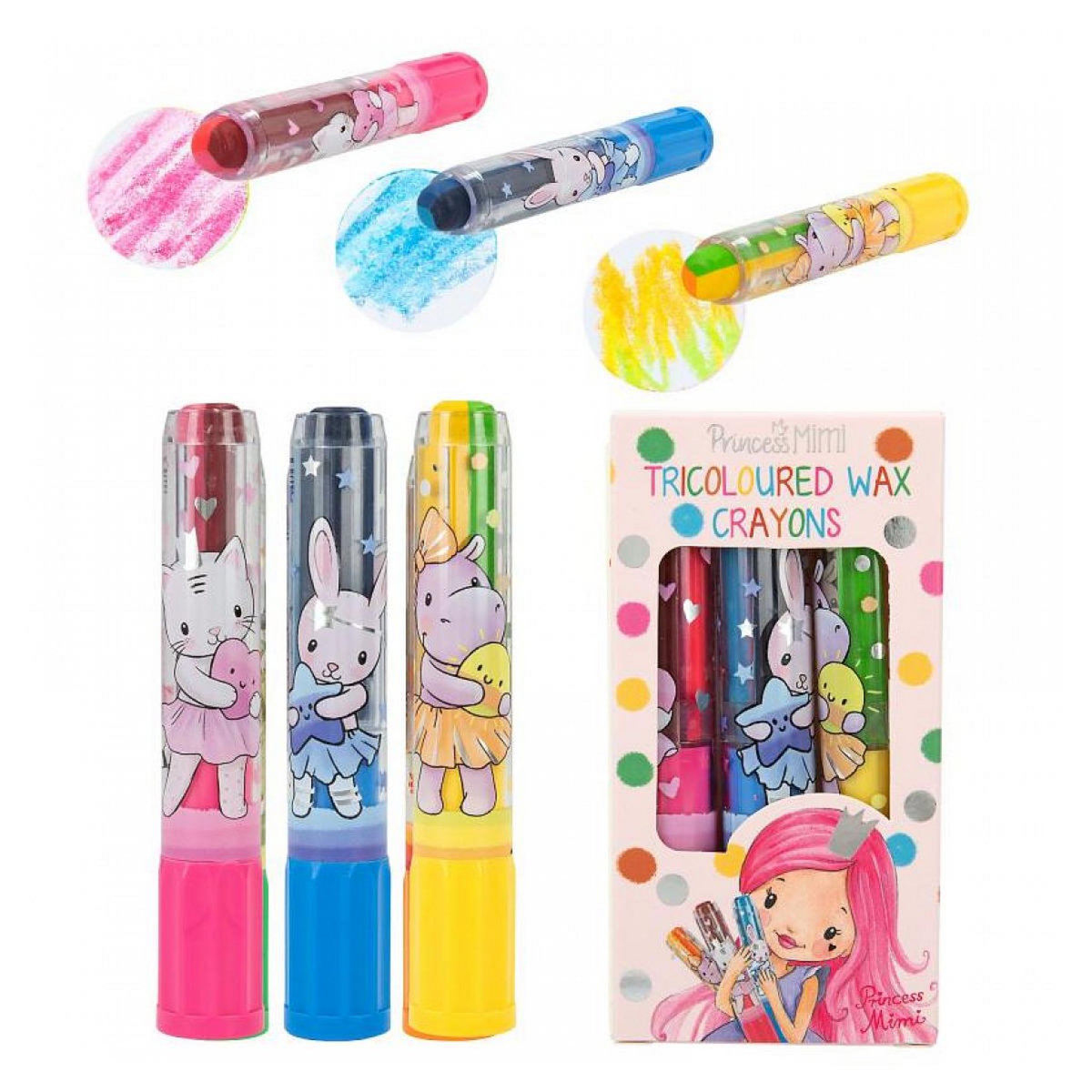 TOP MODEL Princess Mimi - Set de 3 crayons pas cher - Auchan.fr