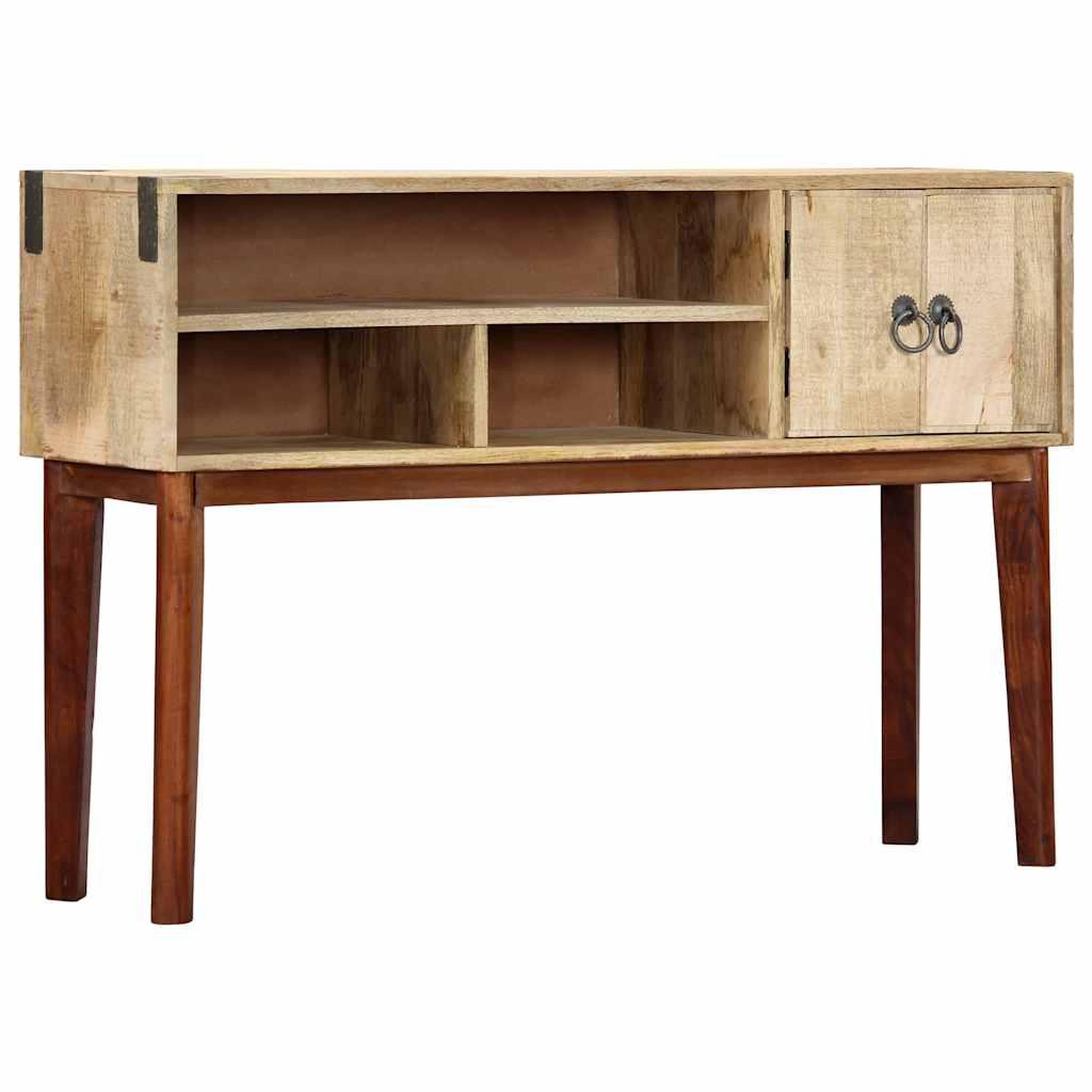 Voir la diapositive 6 : VIDAXL Table console 115x30x76 cm Bois de manguier massif brut