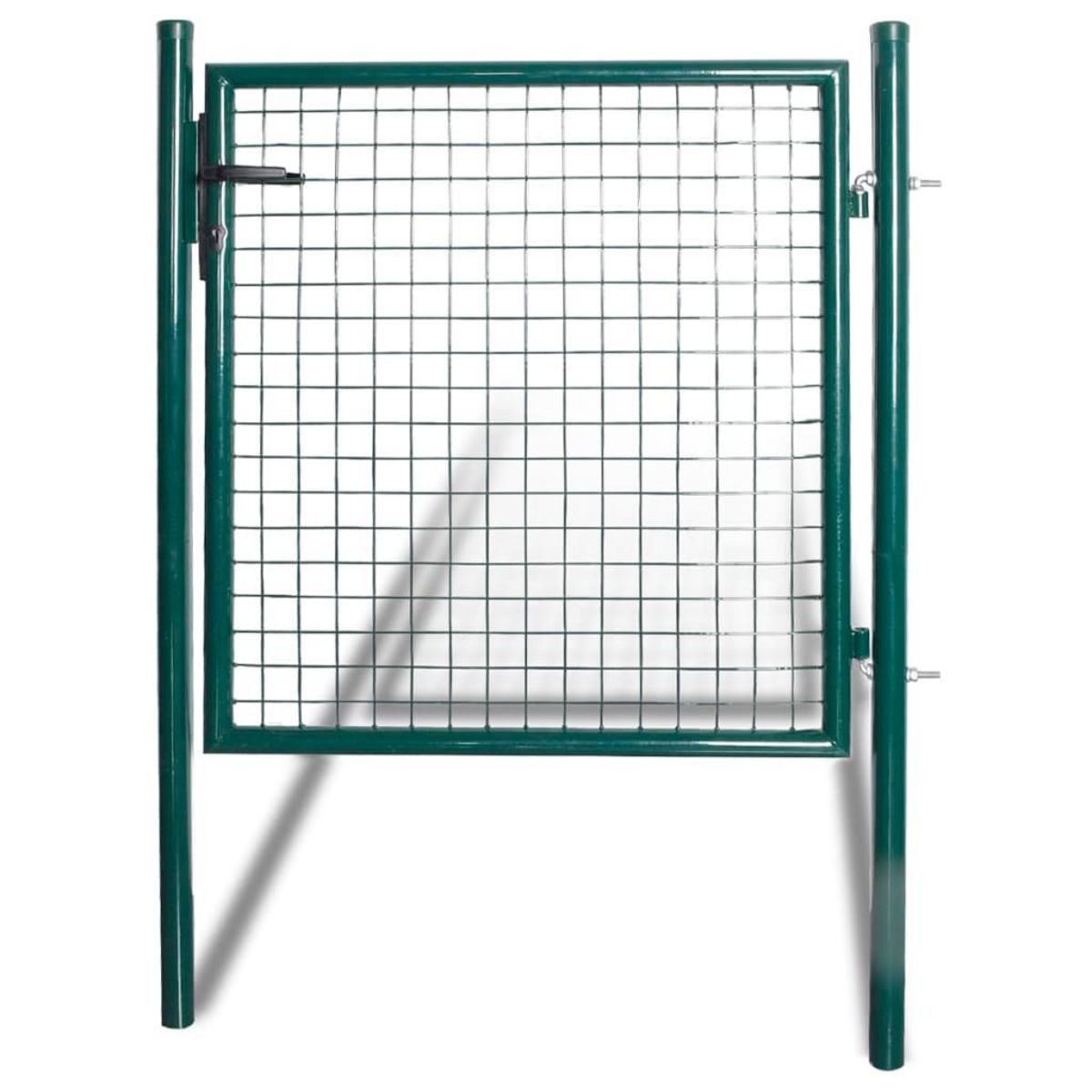VIDAXL Portail de cloture a une porte 100x100 cm en acier thermolaque