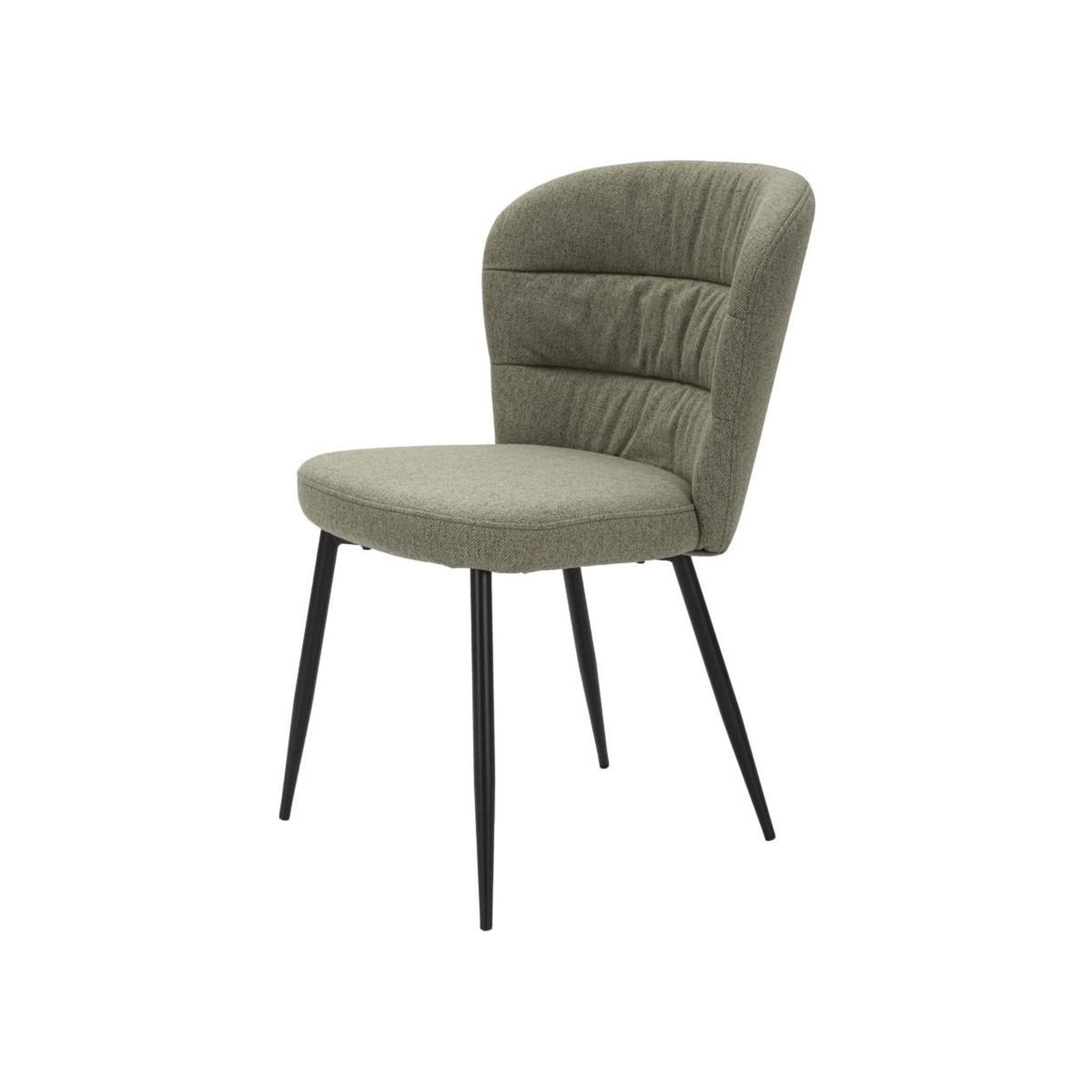 Voir la diapositive 4 : Paris Prix Lot de 2 chaises en tissu  losanna  85cm vert