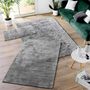 Voir la diapositive 2 : Paris Prix Tapis Shaggy Uni  Tango  60x110cm Gris