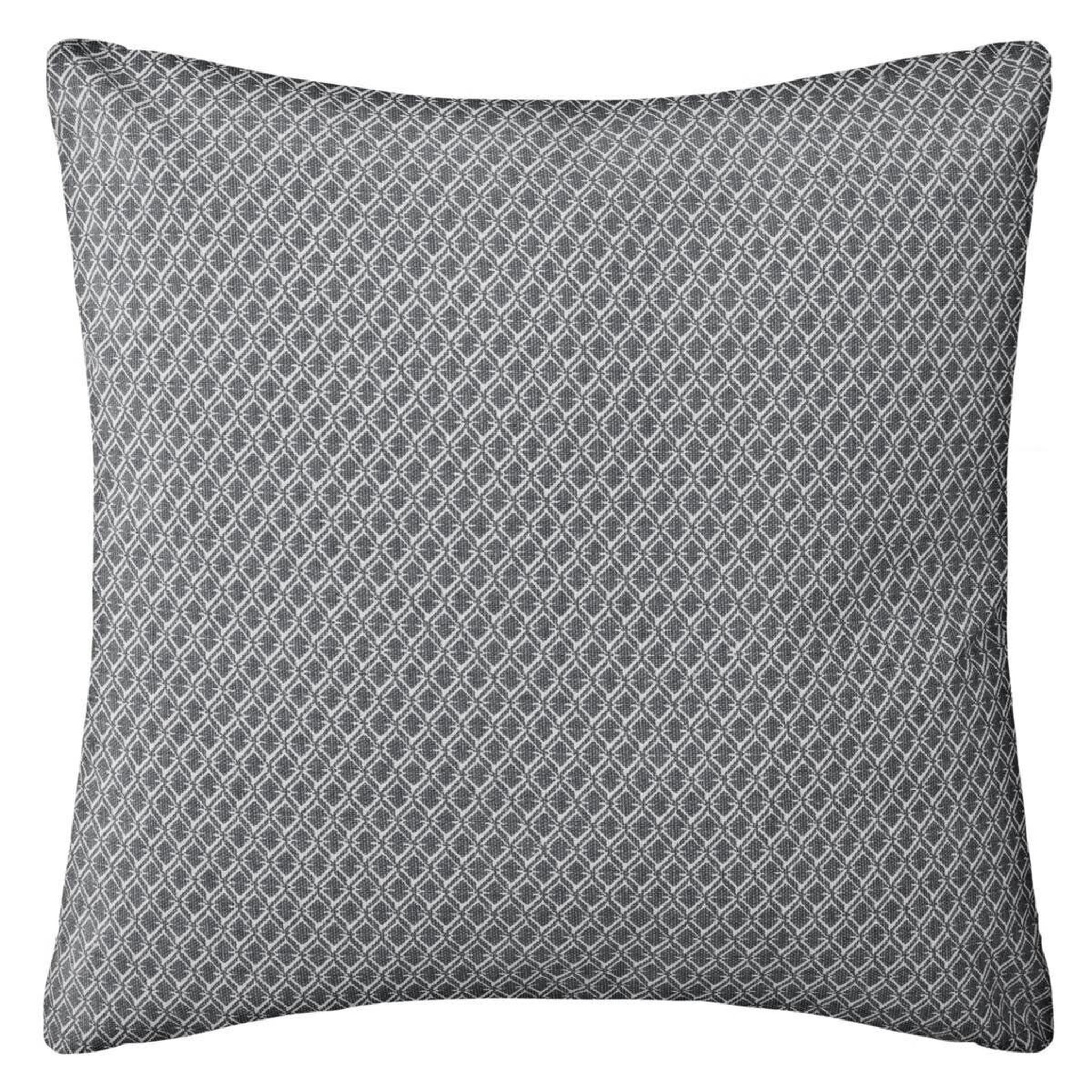 ATMOSPHERA Coussin déco déhoussable  otto  38x38cm gris
