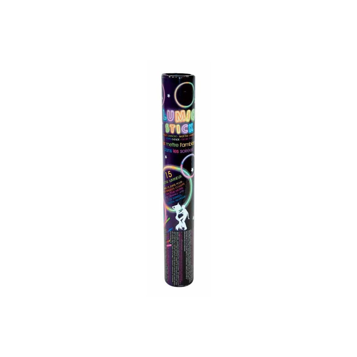 Paris Prix Lot de 15 Bâtons Lumineux  Lumio Stick  20cm Noir