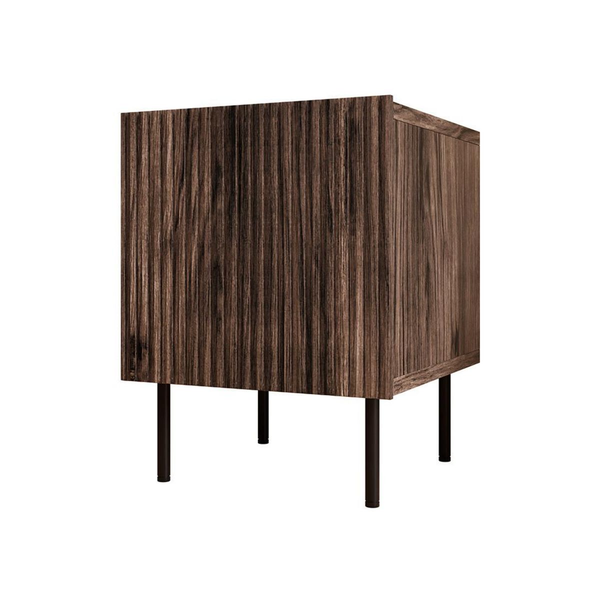 BEST MOBILIER Franco - lot de 2 tables de chevet - effet bois - 45 cm