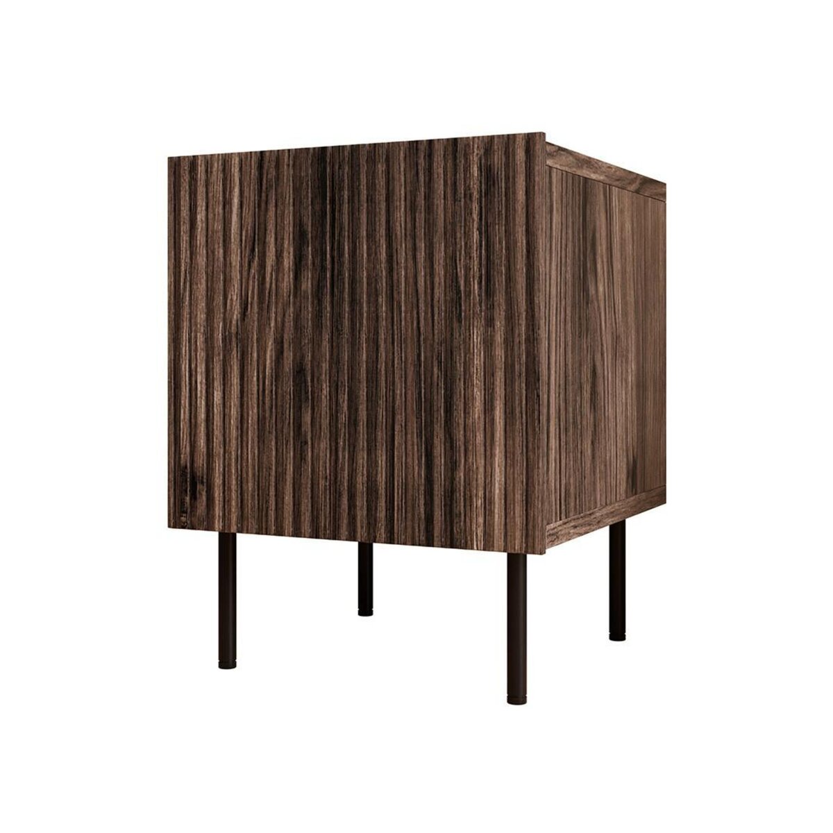 BEST MOBILIER Franco - lot de 2 tables de chevet - effet bois - 45 cm