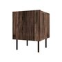 Voir la diapositive 4 : BEST MOBILIER Franco - lot de 2 tables de chevet - effet bois - 45 cm