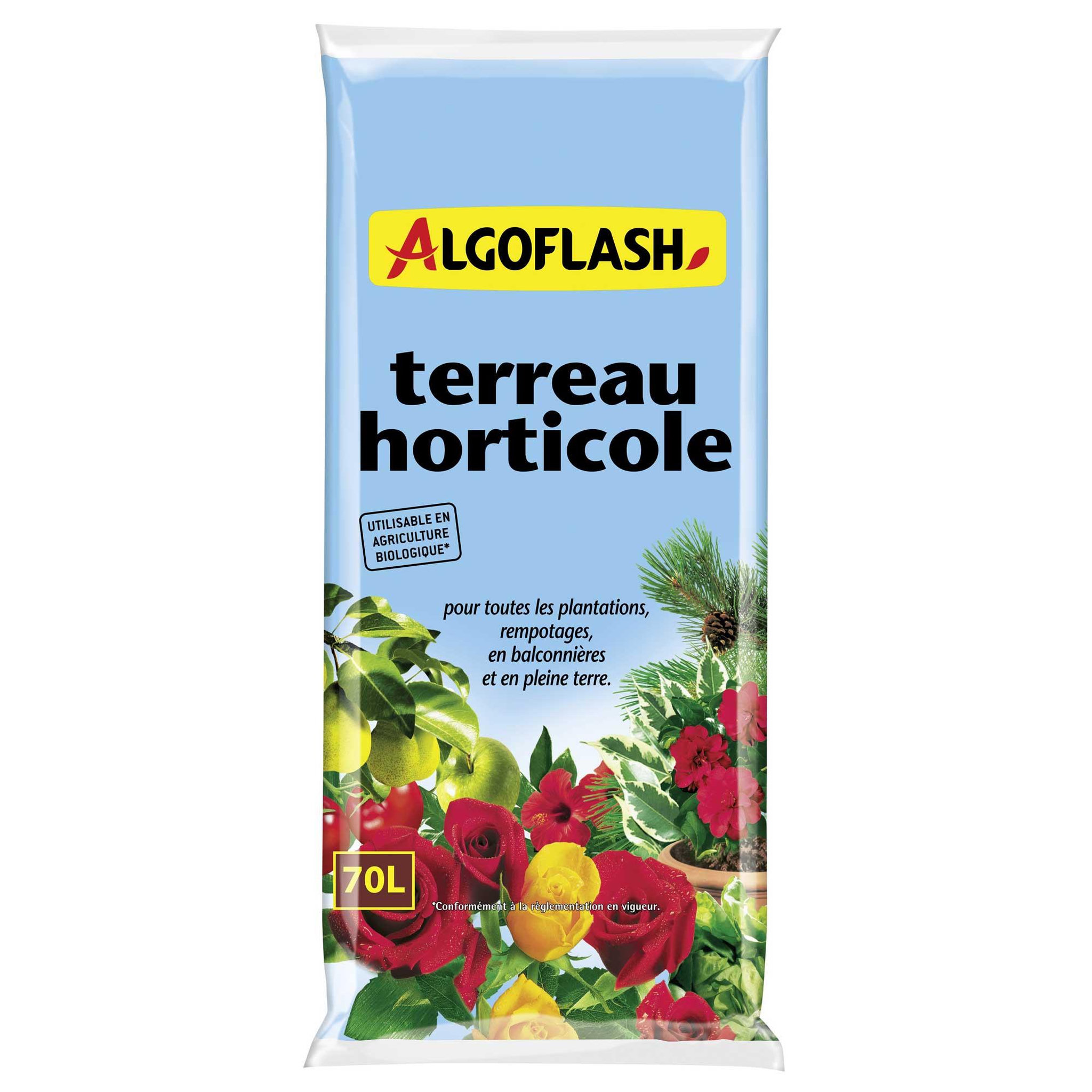 ALGOFLASH Terreau horticole algoflash 70l
