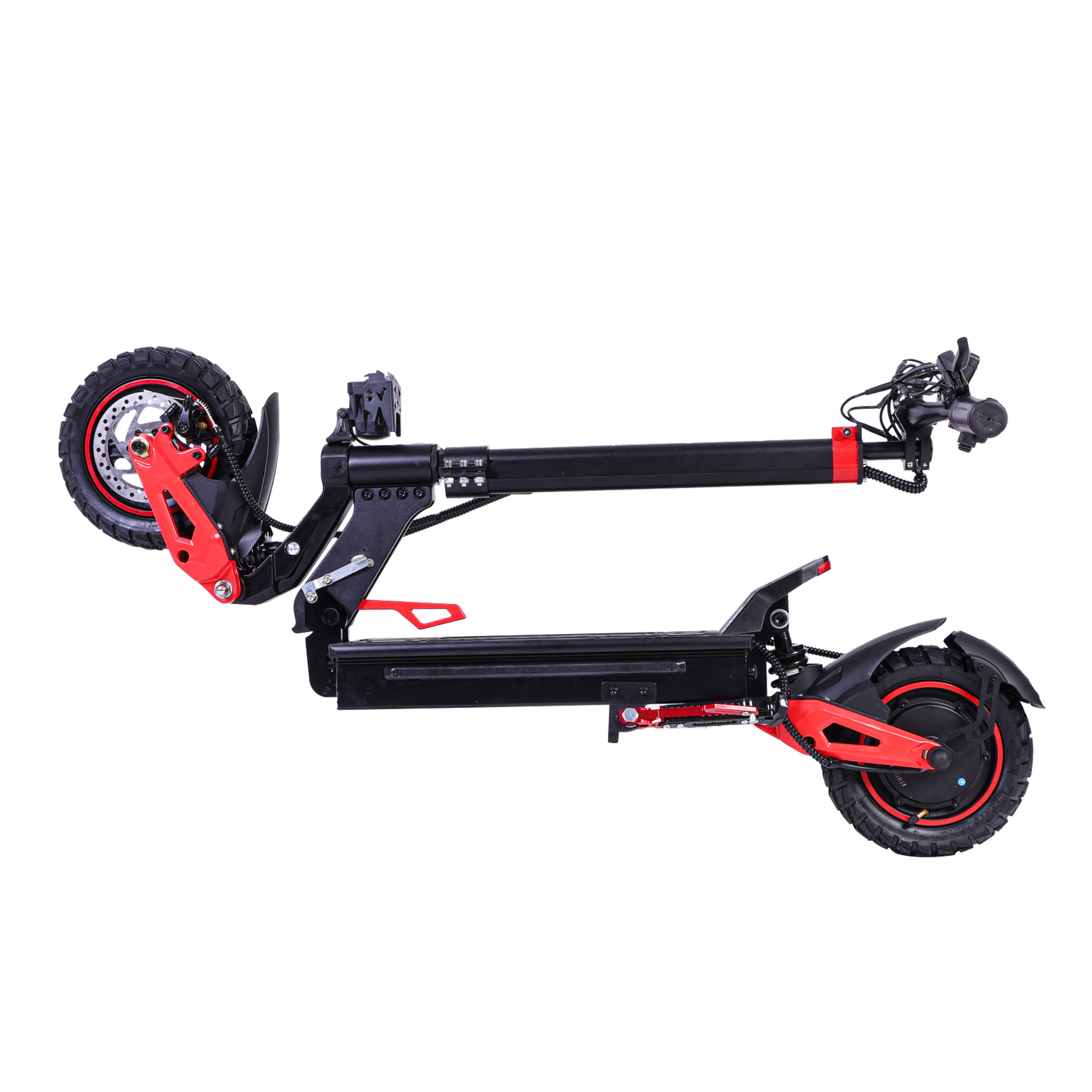 Voir la diapositive 3 : FREEBOY Trottinette électrique freeboy j15max, double suspension, pneus tout-terrain, noire