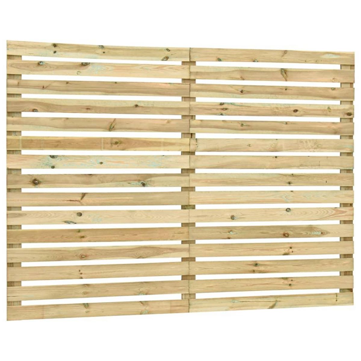 VIDAXL Panneau de cloture de jardin Bois de pin impregne 180 x 180 cm