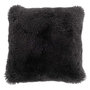 Voir la diapositive 1 : Paris Prix Coussin Déco  Peau de Mouton  40x40cm Gris Foncé