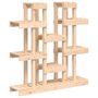 Voir la diapositive 2 : VIDAXL Support a plantes 104,5x25x109,5 cm Bois massif de pin