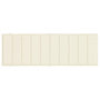 Voir la diapositive 4 : VIDAXL Coussin de chaise longue creme 186x58x3 cm tissu oxford