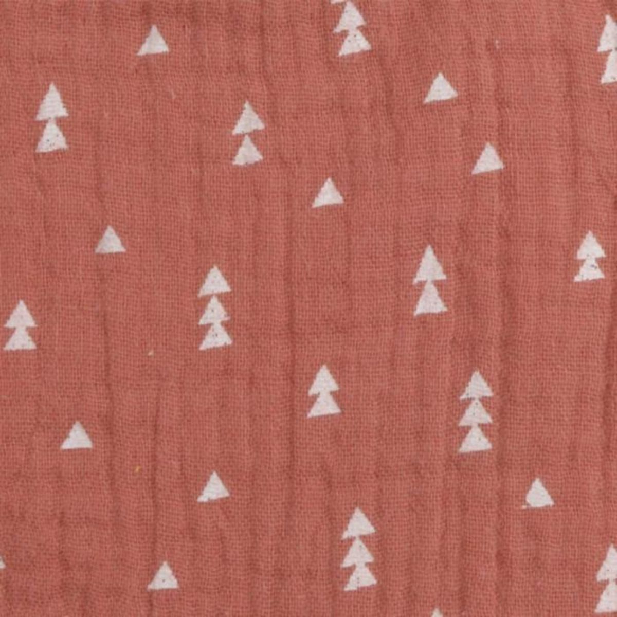 Paris Prix Lot de 2 Bavoirs Bébé  Bandana  41cm Terracotta