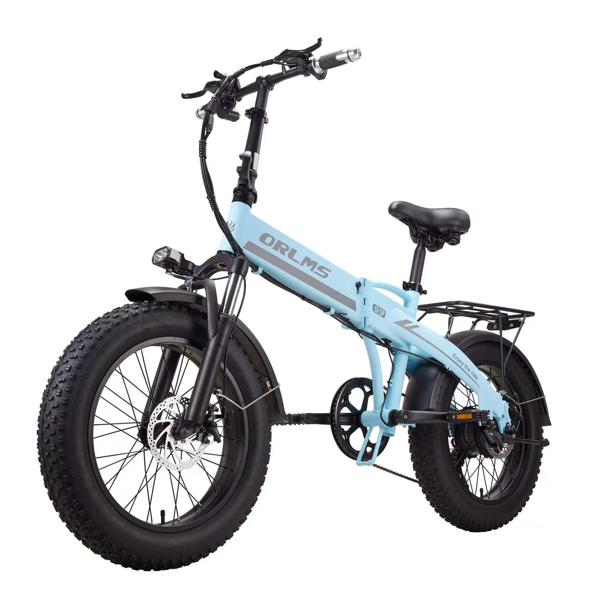 Voir la diapositive 1 : ORLMS Vélo électrique pliable ORLMS S9F