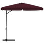 Voir la diapositive 3 : VIDAXL Parasol de jardin avec mat en acier 300 cm Rouge bordeaux