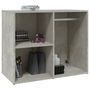 Voir la diapositive 5 : VIDAXL Armoire de dressing Gris beton 80x40x65 cm Bois d'ingenierie