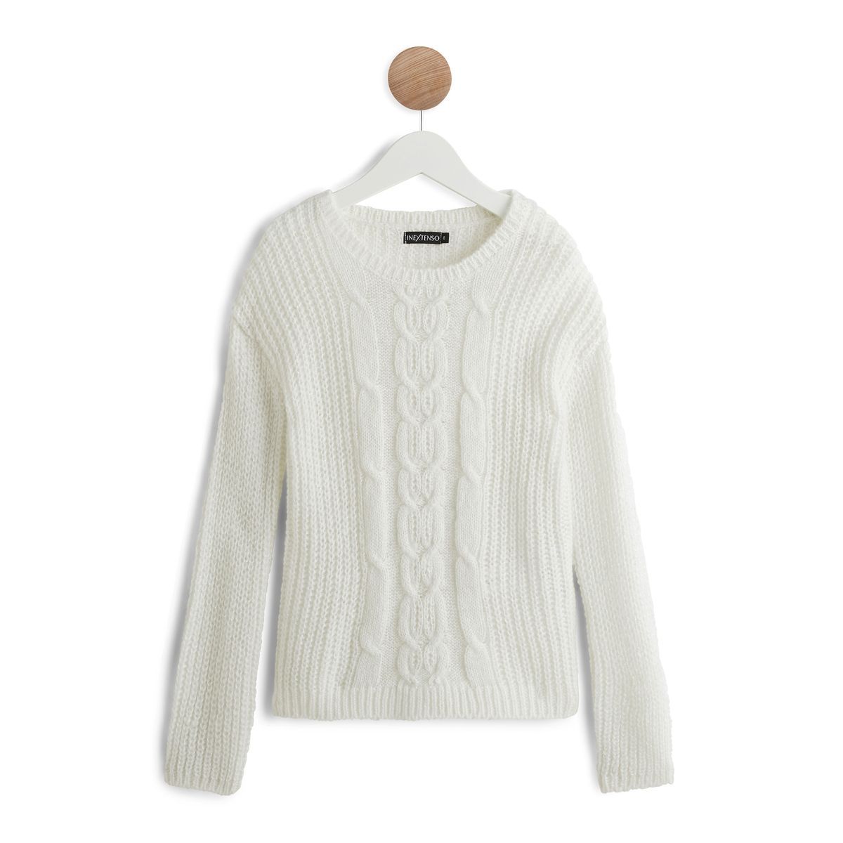 IN EXTENSO Pull torsadé fille