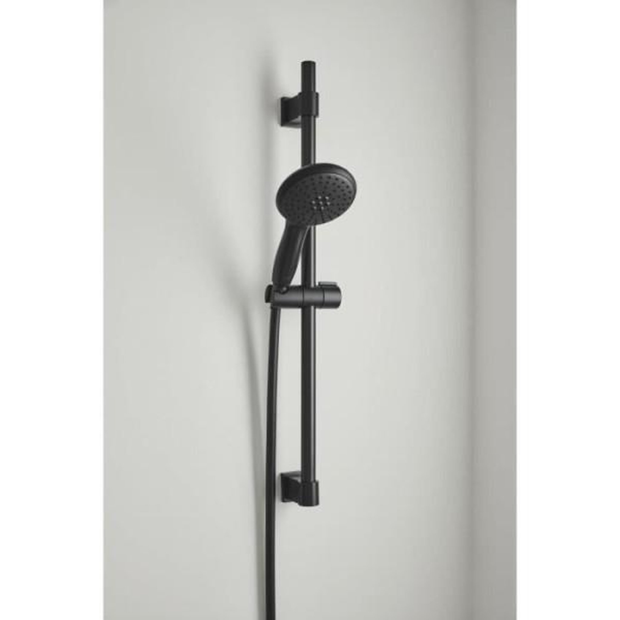 Voir la diapositive 4 : Grohe Ensemble de douche avec pommeau 2 jets, barre 60cm et flexible 1,75m - grohe vitalio start 110 279482431 - economie d'eau - noir