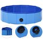 Voir la diapositive 2 : VIDAXL Piscine pliable pour chiens Bleu 80x20 cm PVC