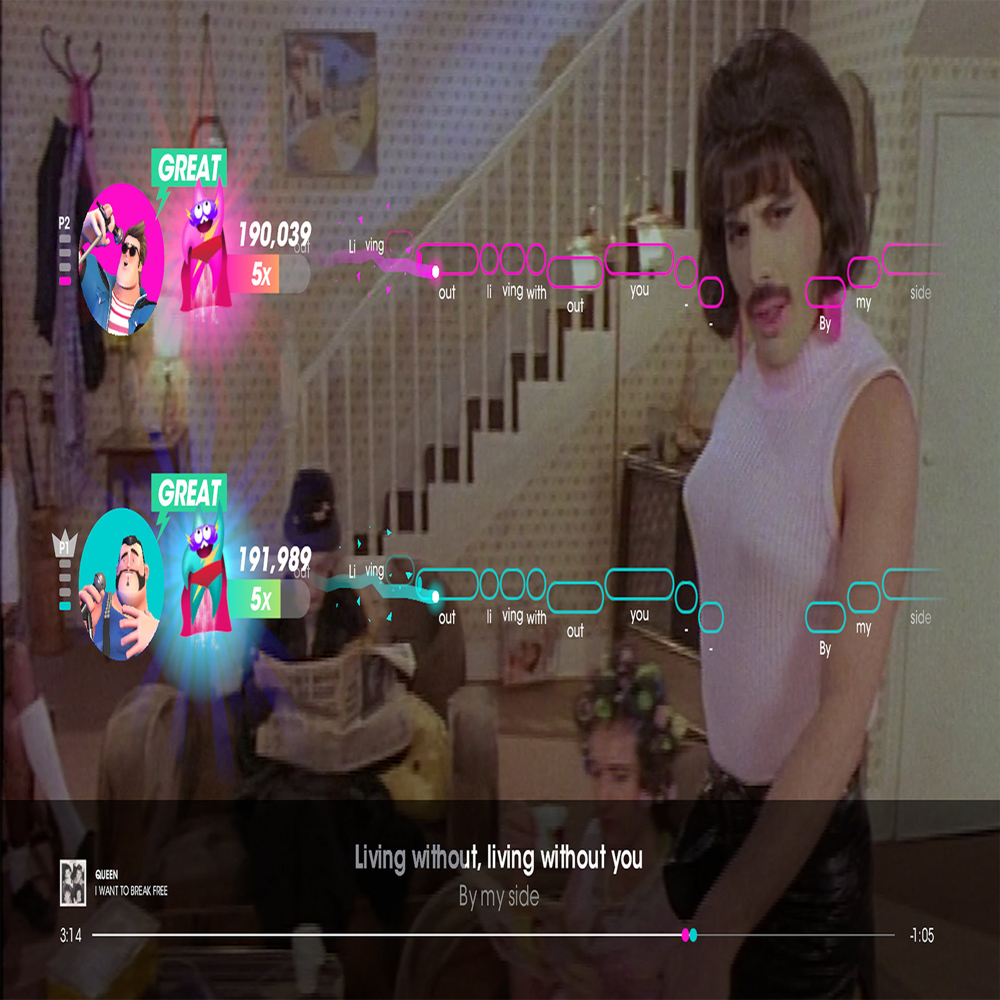 Voir la diapositive 7 : Let's Sing Queen 2 Micros PS4