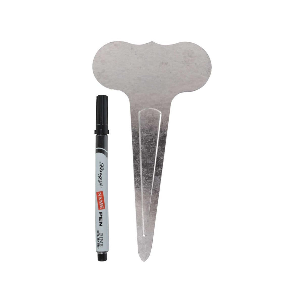 ESSCHERT DESIGN 6 marqueurs de plantes en zinc avec feutre - Esschert Design