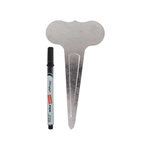 ESSCHERT DESIGN 6 marqueurs de plantes en zinc avec feutre - Esschert Design