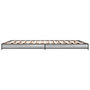 Voir la diapositive 5 : VIDAXL Cadre de lit sans matelas sonoma gris 140x190 cm