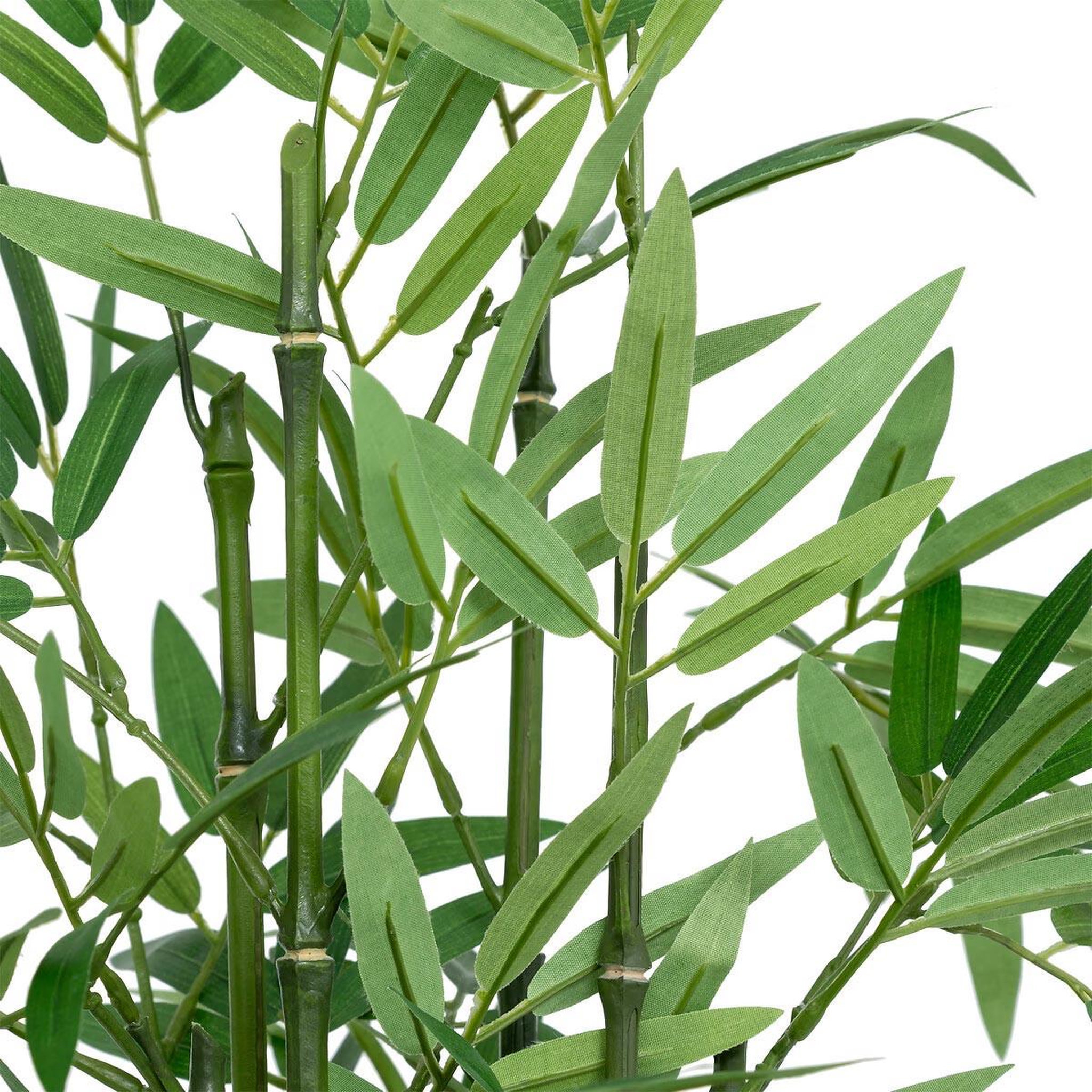 Voir la diapositive 3 : ATMOSPHERA Bambou artificiel en pot  ly  46cm naturel