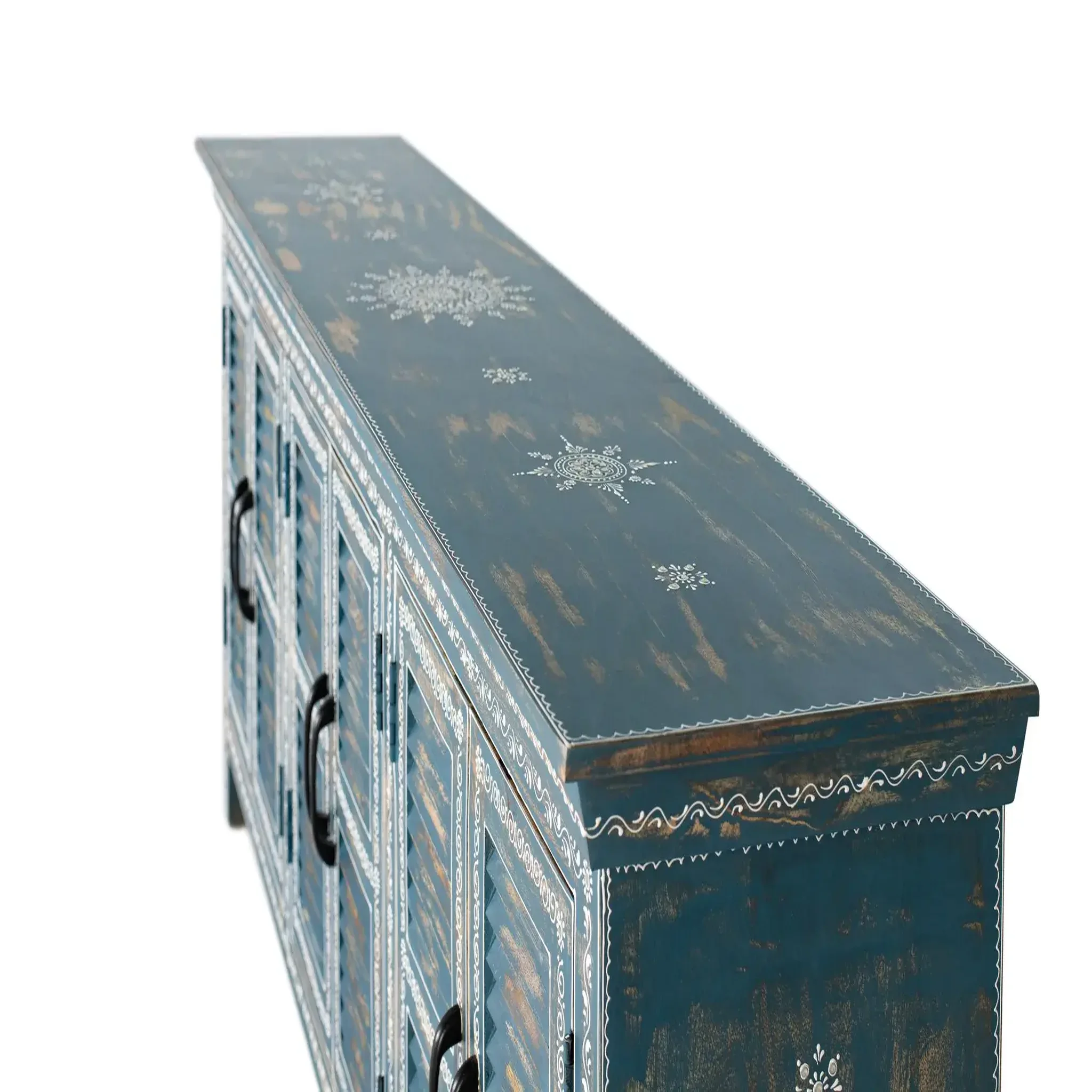 Voir la diapositive 3 : GINER Y COLOMER SL Buffet en bois de manguier 184cm style artisanal ethnique