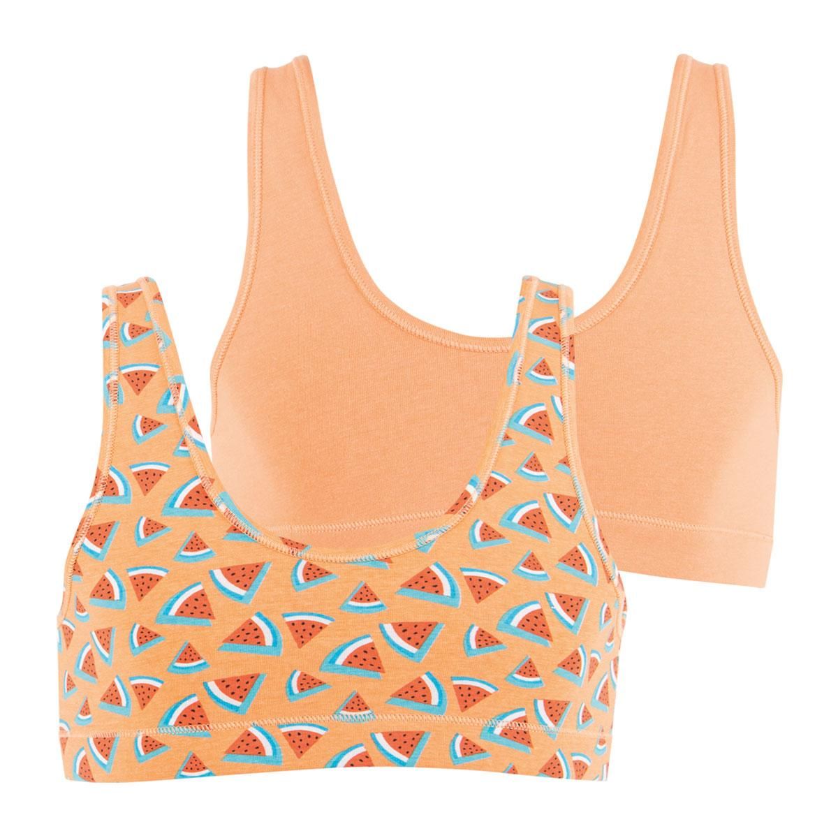 Athena Lot de 2 brassières fille Ecopack Girl Mode   Fille