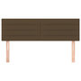 Voir la diapositive 3 : VIDAXL Tetes de lit 2 pcs Marron fonce 72x5x78/88 cm Tissu