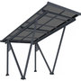 Voir la diapositive 1 : Habitat et Jardin Ombrière Carport solaire avec panneaux photovoltaïques - 366 x 575 x 366 cm - Gris - 4,1 kW