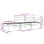 Voir la diapositive 6 : VIDAXL Canape de jardin 3 places cire marron bois de pin massif