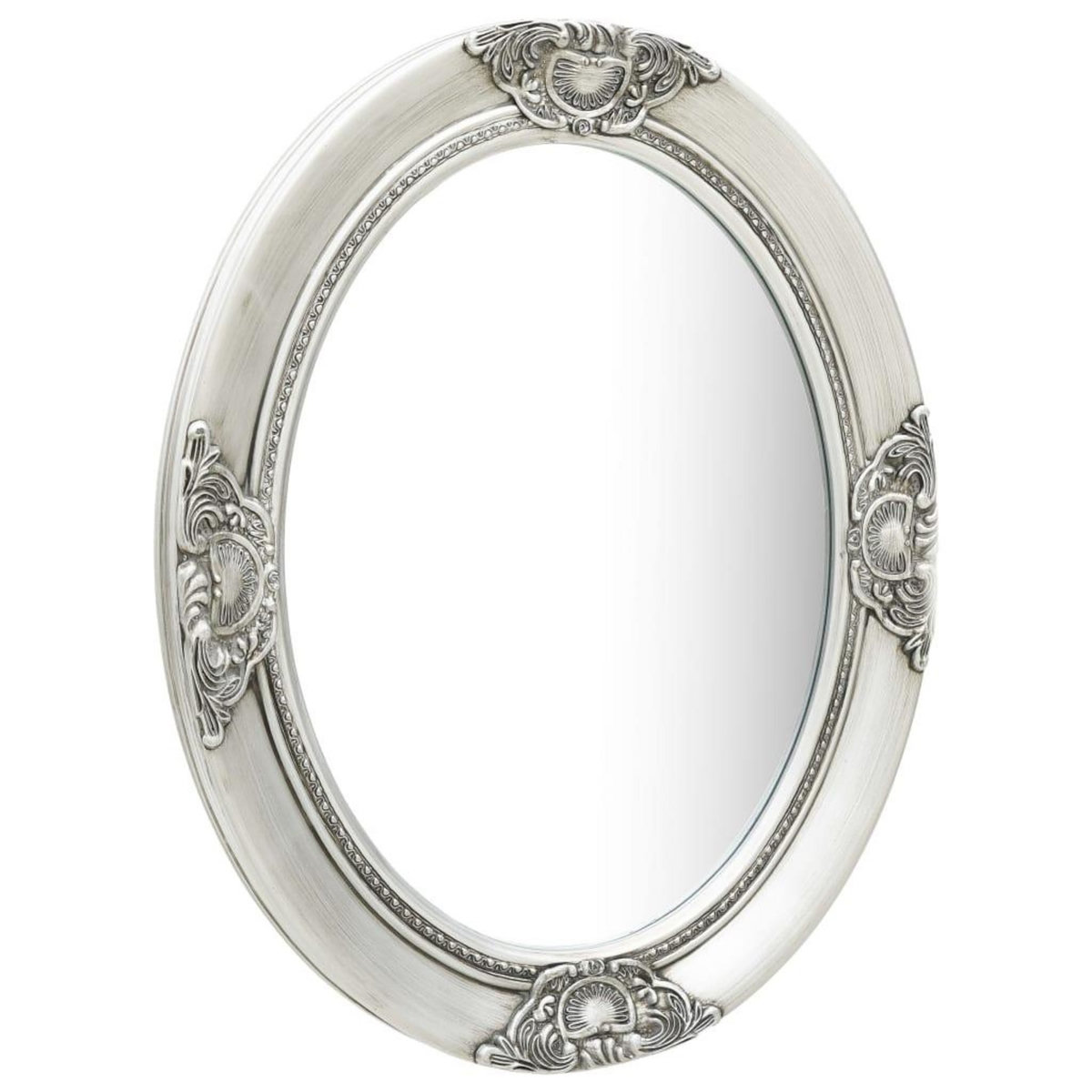 VIDAXL Miroir mural style baroque 50x60 cm Argente