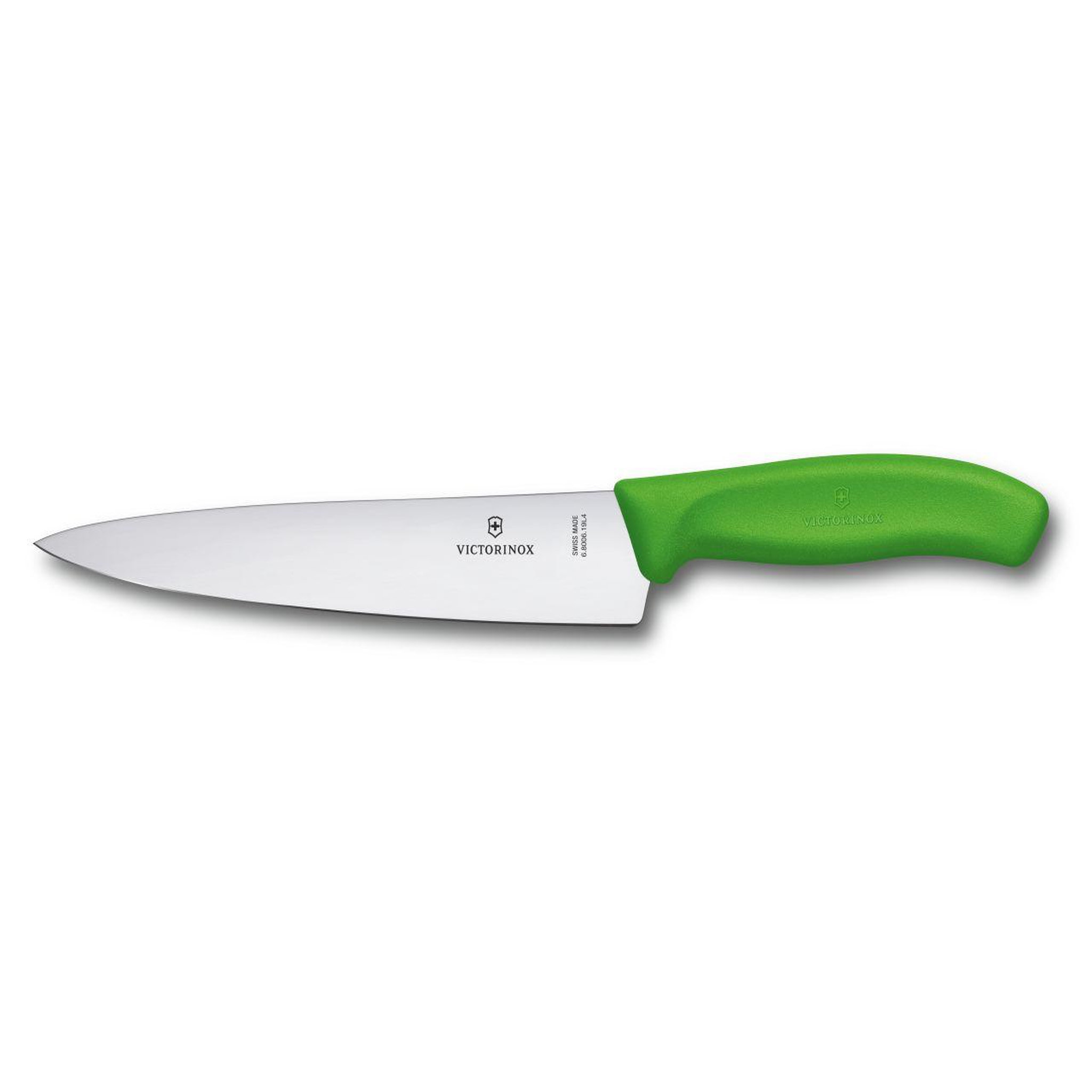 Victorinox Couteau à découper lame inox 19cm vert - 6.8006.19l4b