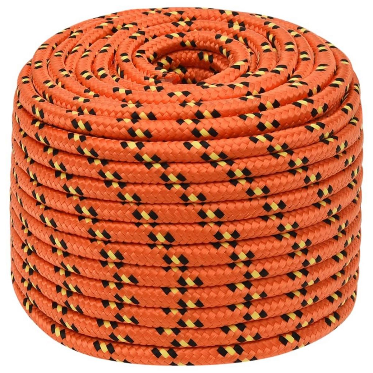 VIDAXL Corde de bateau Orange 12 mm 100 m Polypropylene