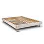 Voir la diapositive 4 : Sommeil de Plomb Lit avec tête de lit tapissier tissu et sommier kit - Hauteur totale : 29cm