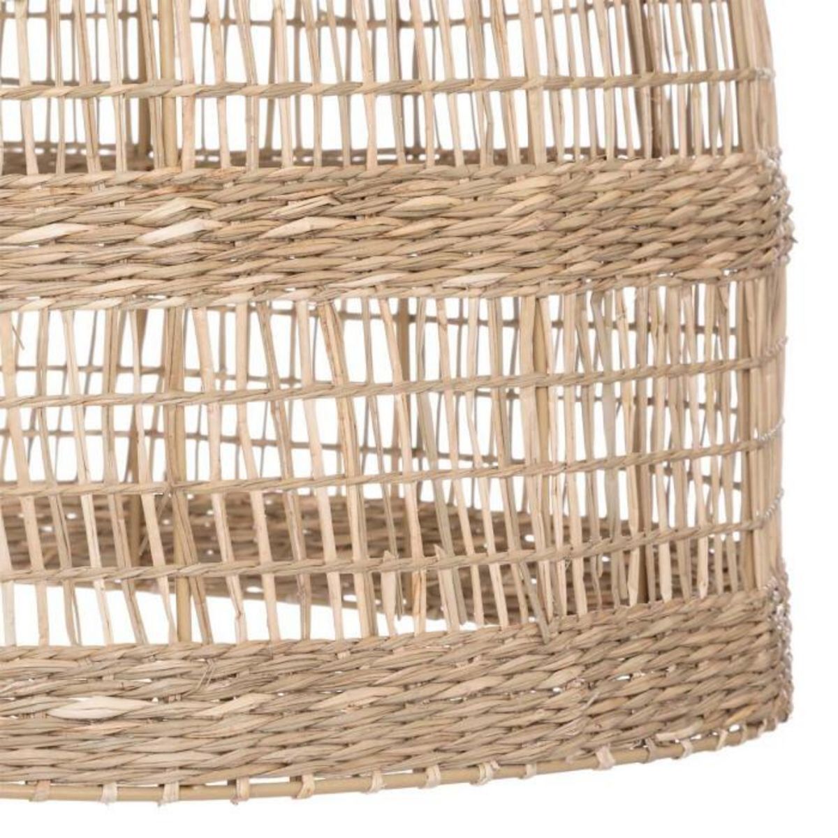 ATMOSPHERA Lampe Suspension en Osier  Seav  50cm Beige