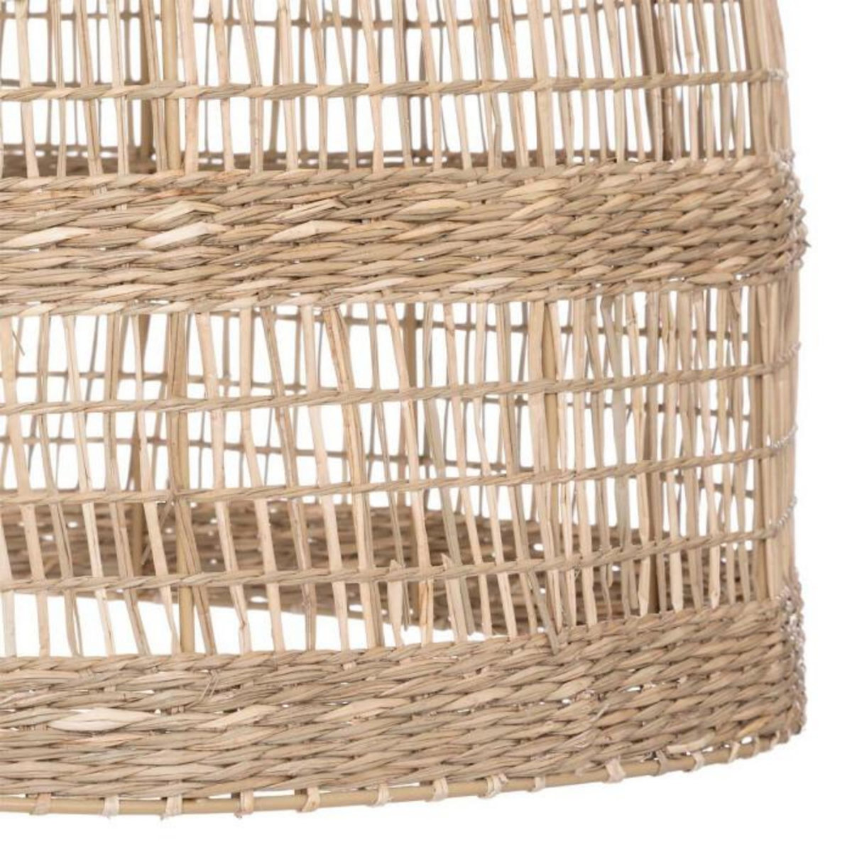 ATMOSPHERA Lampe Suspension en Osier  Seav  50cm Beige