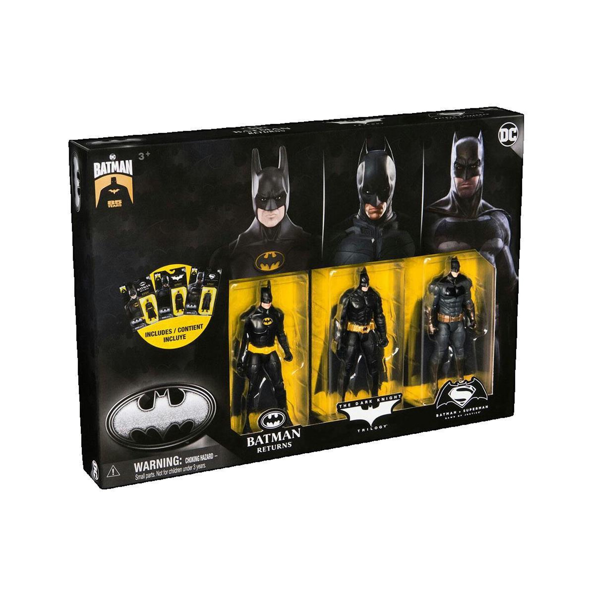 Voir la diapositive 2 : DC Direct Pack de figurines Batman Aster 85e anniversaire, 10 cm articulées