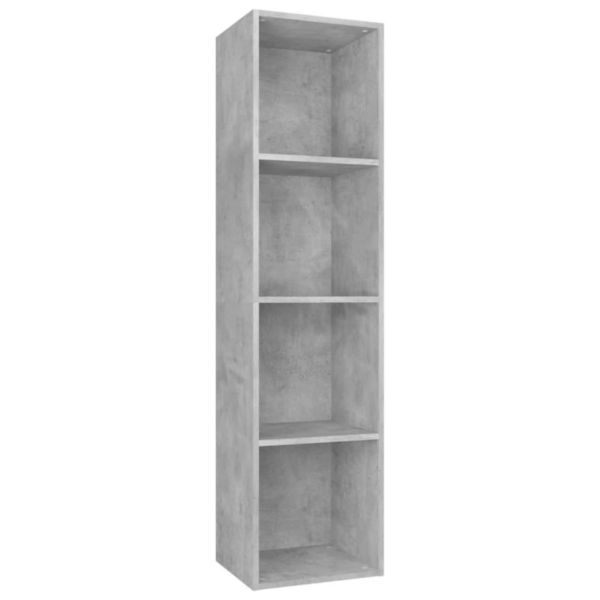 VIDAXL Bibliotheque/Meuble TV Gris beton 36x30x143cm Bois d'ingenierie