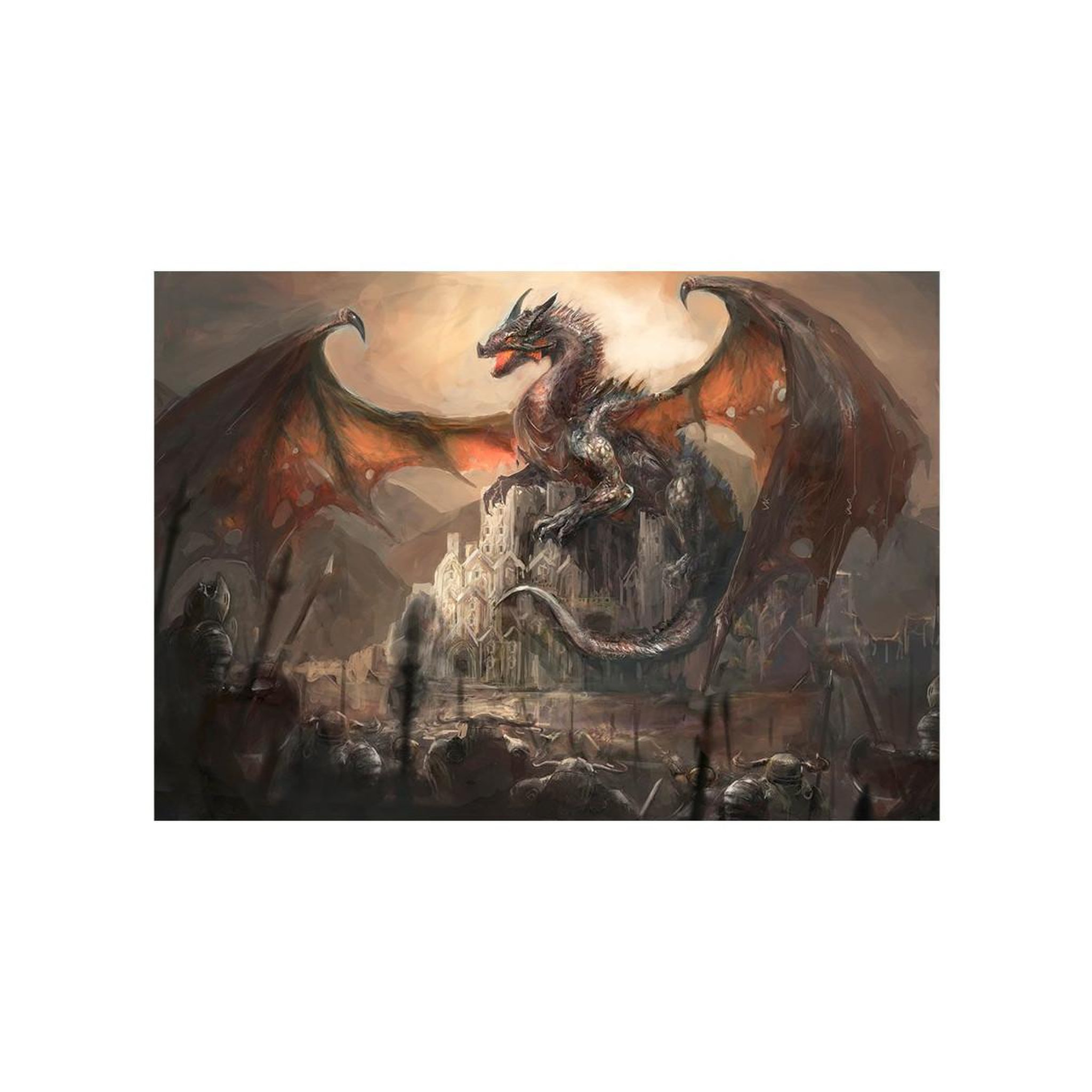 Voir la diapositive 2 : Paris Prix Papier peint  dragon castle