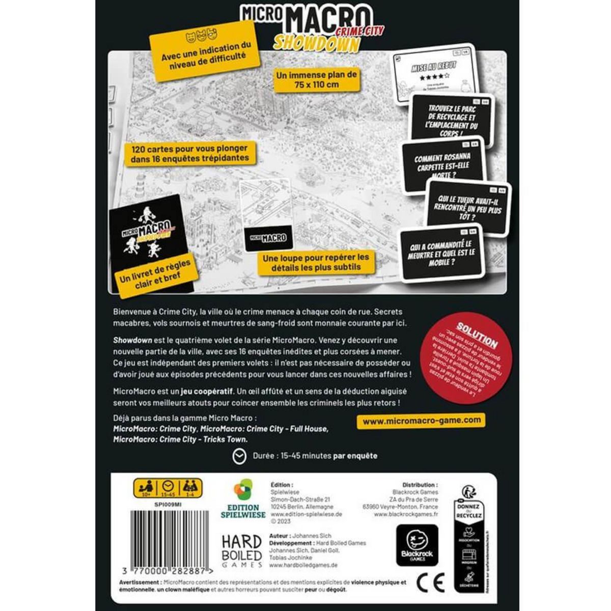 Blackrock Editions MICRO MACRO CRIME CITY 4 - SHOWDOWN, -