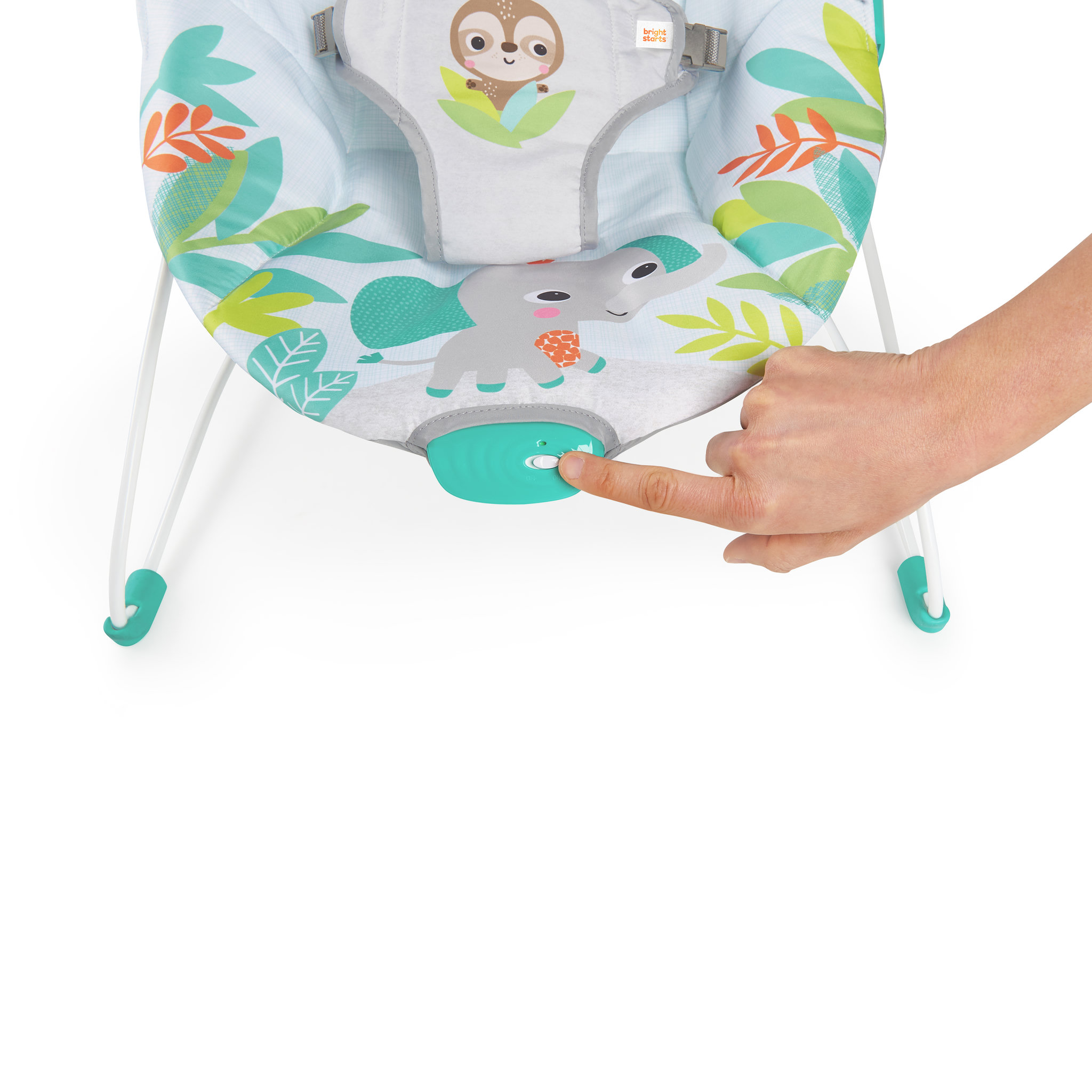 Voir la diapositive 3 : Bright Starts Transat bébé vibrant Rainforest Vibes
